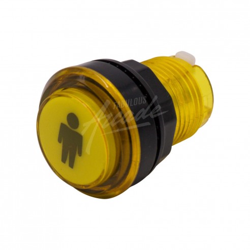 Bouton Sélection 1 Lumineux Transparent Diamètre 30 mm