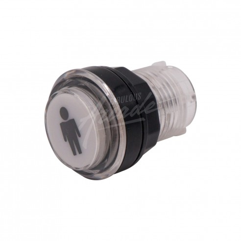 Bouton Sélection 1 Lumineux Transparent Diamètre 30 mm