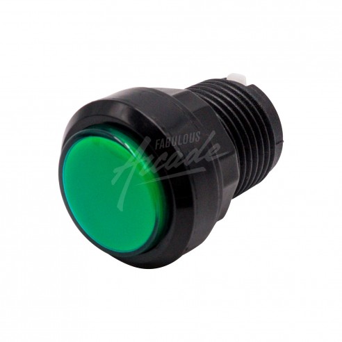 Bouton Joueur Lumineux Collerette Noire Diamètre 30 mm