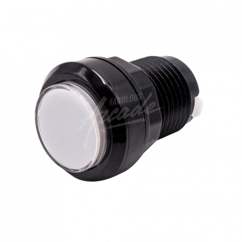 Bouton Joueur Lumineux Collerette Noire Diamètre 30 mm