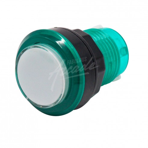 Bouton Joueur Lumineux Transparent Pastille Blanche Diamètre 30 mm