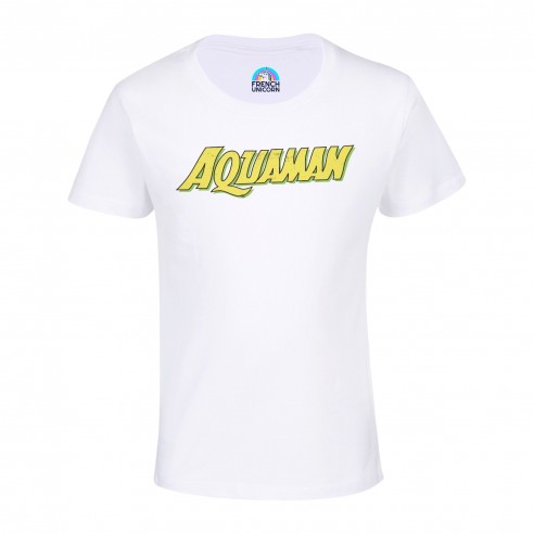 T-shirt Enfant Aquaman Super Héros BD Film Geek
