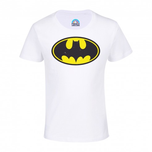 T-shirt Enfant Batman Logo Super Héros BD Film Geek