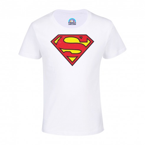 T-shirt Enfant Superman Super Héros BD Film Geek