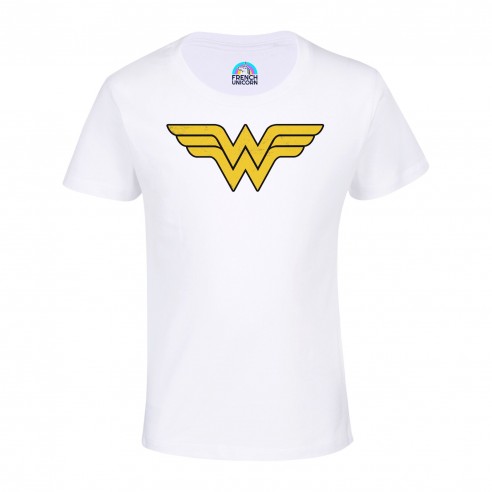 T-shirt Enfant Wonder Woman Super Héros BD Film Geek