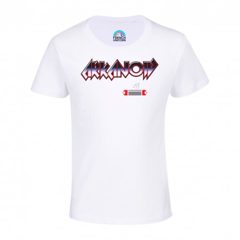 T-shirt Enfant Arkanoid Jeux Vidéo Retro Gaming Vintage Arcade