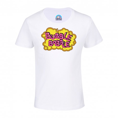 T-shirt Enfant Bubble Bobble Jeux Vidéo Retro Gaming Vintage