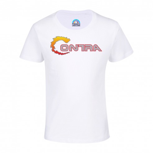 T-shirt Enfant Contra Jeux Vidéo Retro Gaming Vintage Arcade 80's