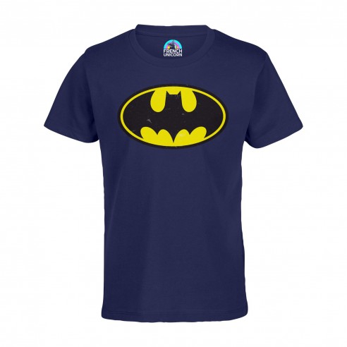 T-shirt Enfant Batman Logo Super Héros BD Film Geek