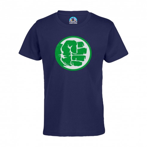 T-shirt Enfant Hulk Point Super Héros BD Film Geek