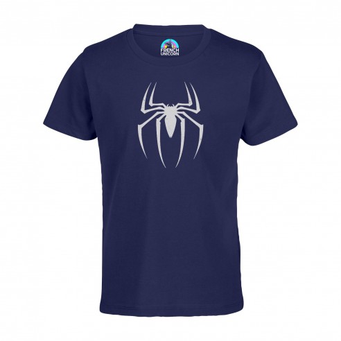 T-shirt Enfant Spiderman Logo Super Héros BD Film Geek
