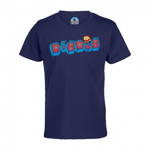 T-shirt Enfant Dig Dug Jeux Vidéo Retro Gaming Vintage Arcade