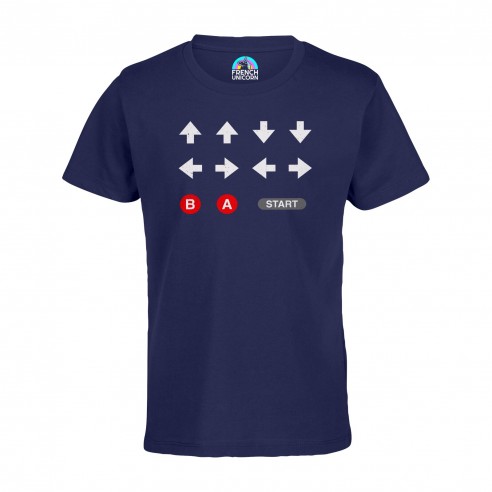 T-shirt Enfant Code Triche Jeux Vidéo Retro Gaming Vintage