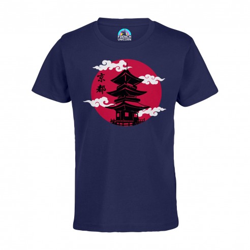 T-shirt Enfant Chateau Kyoto Japon Asie Culture Empereur