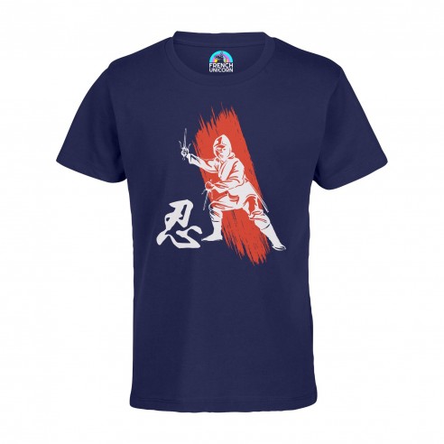 T-shirt Enfant Ninja Arts Matiaux Manga Japon Asie Culture
