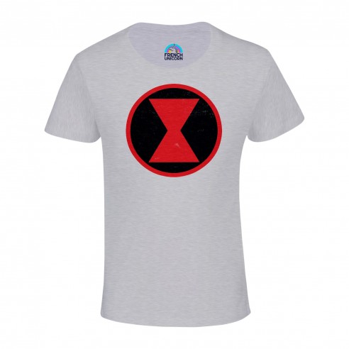T-shirt Enfant Black Widow Super Héros BD Film Geek