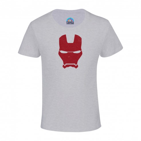 T-shirt Enfant Iron Man Masque Super Héros BD Film Geek