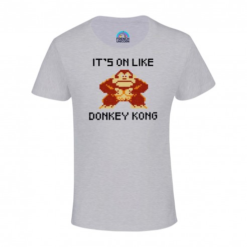 T-shirt Enfant It's on like Donkey Kong Jeux Vidéo Retro Gaming Vintage
