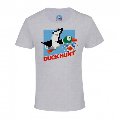 T-shirt Enfant Duck Hunt 8 bit Jeux Vidéo Retro Gaming Vintage Arcade