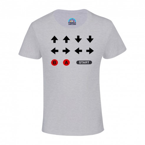 T-shirt Enfant Code Triche Jeux Vidéo Retro Gaming Vintage