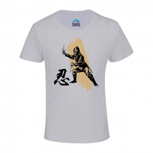 T-shirt Enfant Ninja Arts Matiaux Manga Japon Asie Culture