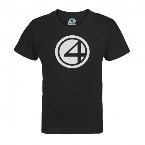 T-shirt Enfant Les 4 Fantastiques Super Héros BD Film Geek