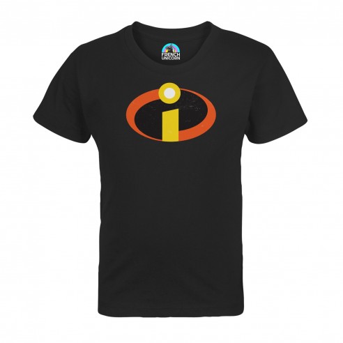 T-shirt Enfant The Incredibles Logo Super Héros BD Film Geek