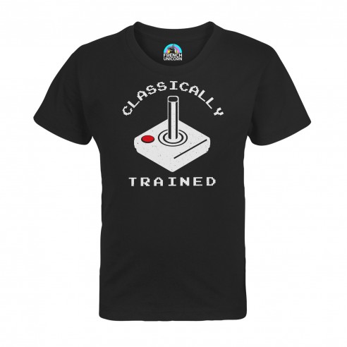 T-shirt Enfant Classically Trained Jeux Vidéo Retro Gaming Vintage