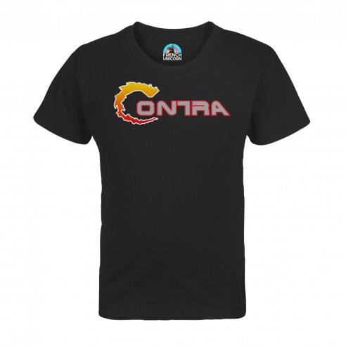 T-shirt Enfant Contra Jeux Vidéo Retro Gaming Vintage Arcade 80's