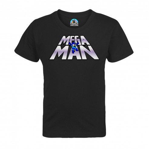 T-shirt Enfant Mega Man Jeux Vidéo Retro Gaming Vintage