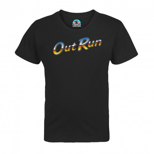 T-shirt Enfant Out Run Jeux Vidéo Retro Gaming Vintage Course