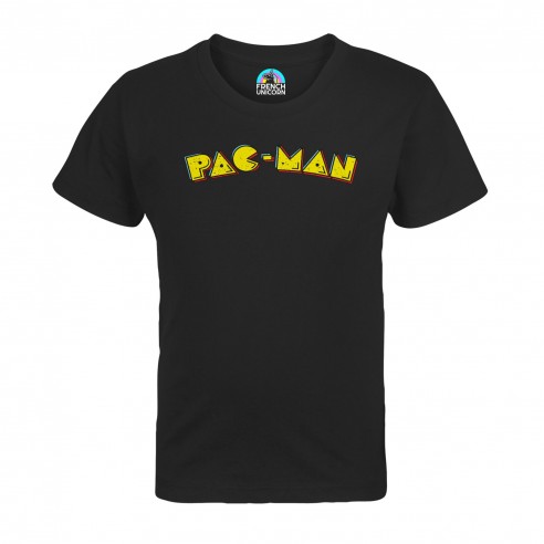 T-shirt Enfant Pac-Man Jeux Vidéo Retro Gaming 8 Bit
