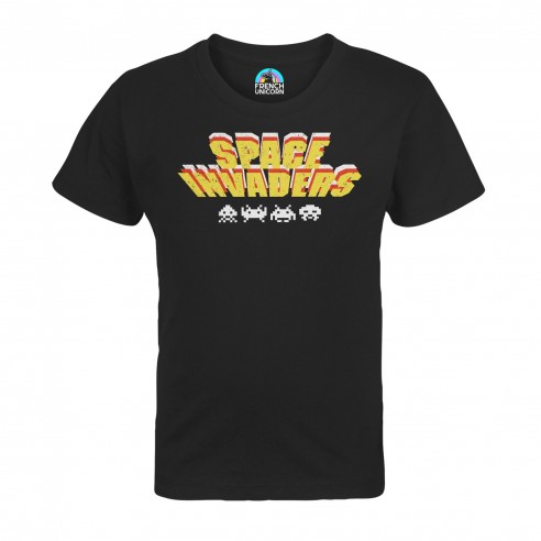 T-shirt Enfant Space Invaders Jeux Vidéo Retro Gaming Vintage