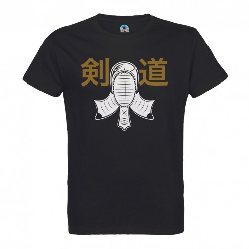 T-shirt Homme Col Rond Kendo Art Martial Samurai Japon Asie Culture