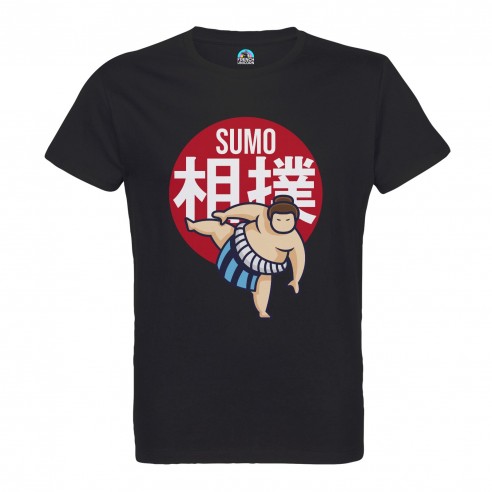T-shirt Homme Col Rond Combat de Sumo Lutte Japon Asie Culture
