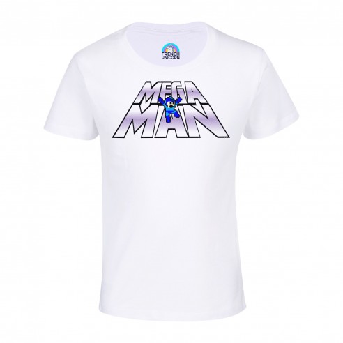 T-shirt Enfant Mega Man Jeux Vidéo Retro Gaming Vintage