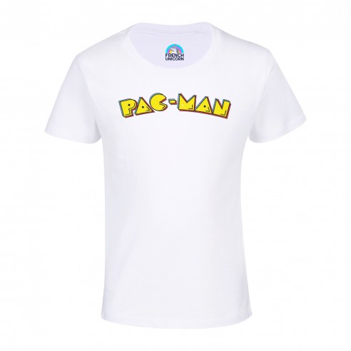 T-shirt Enfant Pac-Man Jeux Vidéo Retro Gaming 8 Bit