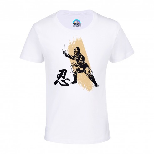 T-shirt Enfant Ninja Arts Matiaux Manga Japon Asie Culture