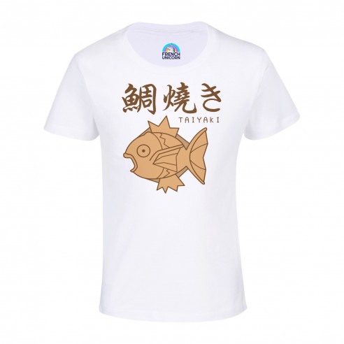 T-shirt Enfant Taiyaki Glace Dessert Japon Asie Culture