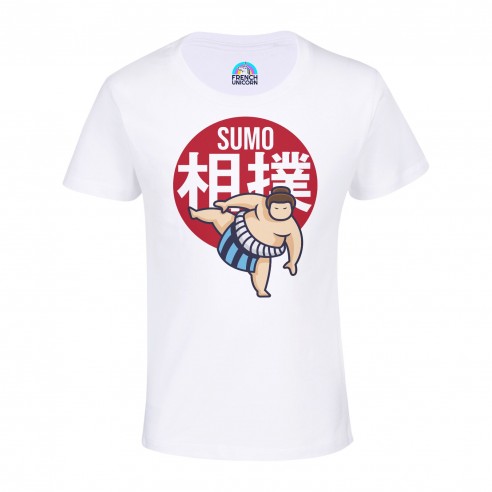 T-shirt Enfant Combat de Sumo Lutte Japon Asie Culture
