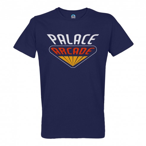 T-shirt Homme Col Rond Palace Arcade Geek Jeux Video Serie Film 80's