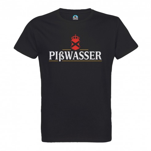 T-shirt Homme Col Rond Pisswasser Geek Jeux Video Bière