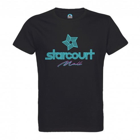 T-shirt Homme Col Rond Starcourt Mall Geek Jeux Video Serie Film