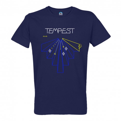 T-shirt Homme Col Rond Tempest Arcade Jeux Vidéo Retro Gaming Vintage