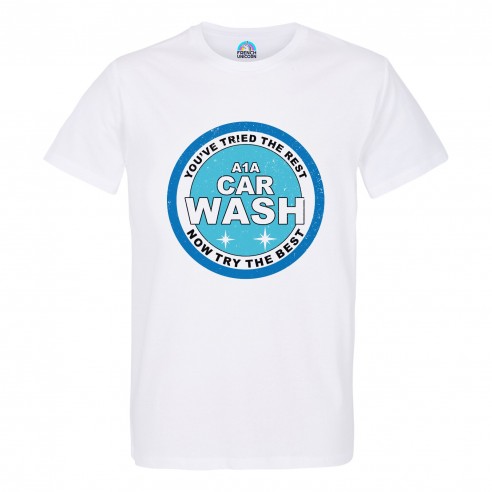 T-shirt Homme Col Rond A1A Car Wash Geek Jeux Video Serie TV Film