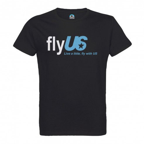 T-shirt Homme Col Rond Fly Us Geek Jeux Video Serie Film