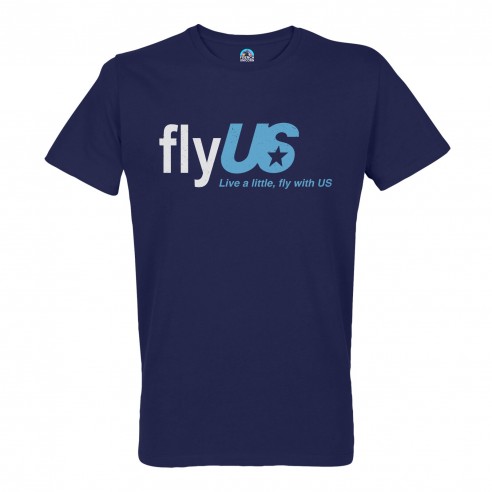 T-shirt Homme Col Rond Fly Us Geek Jeux Video Serie Film