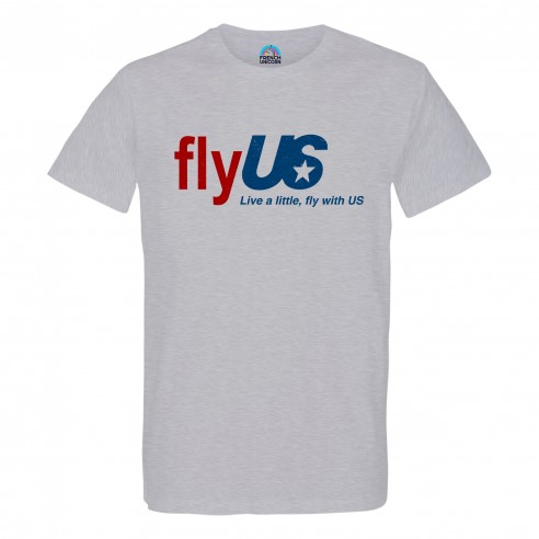 T-shirt Homme Col Rond Fly Us Geek Jeux Video Serie Film