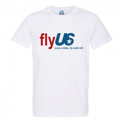 T-shirt Homme Col Rond Fly Us Geek Jeux Video Serie Film