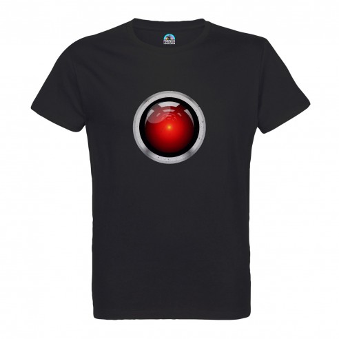 T-shirt Homme Col Rond Hal 9000 Geek Espace Science Fiction Film